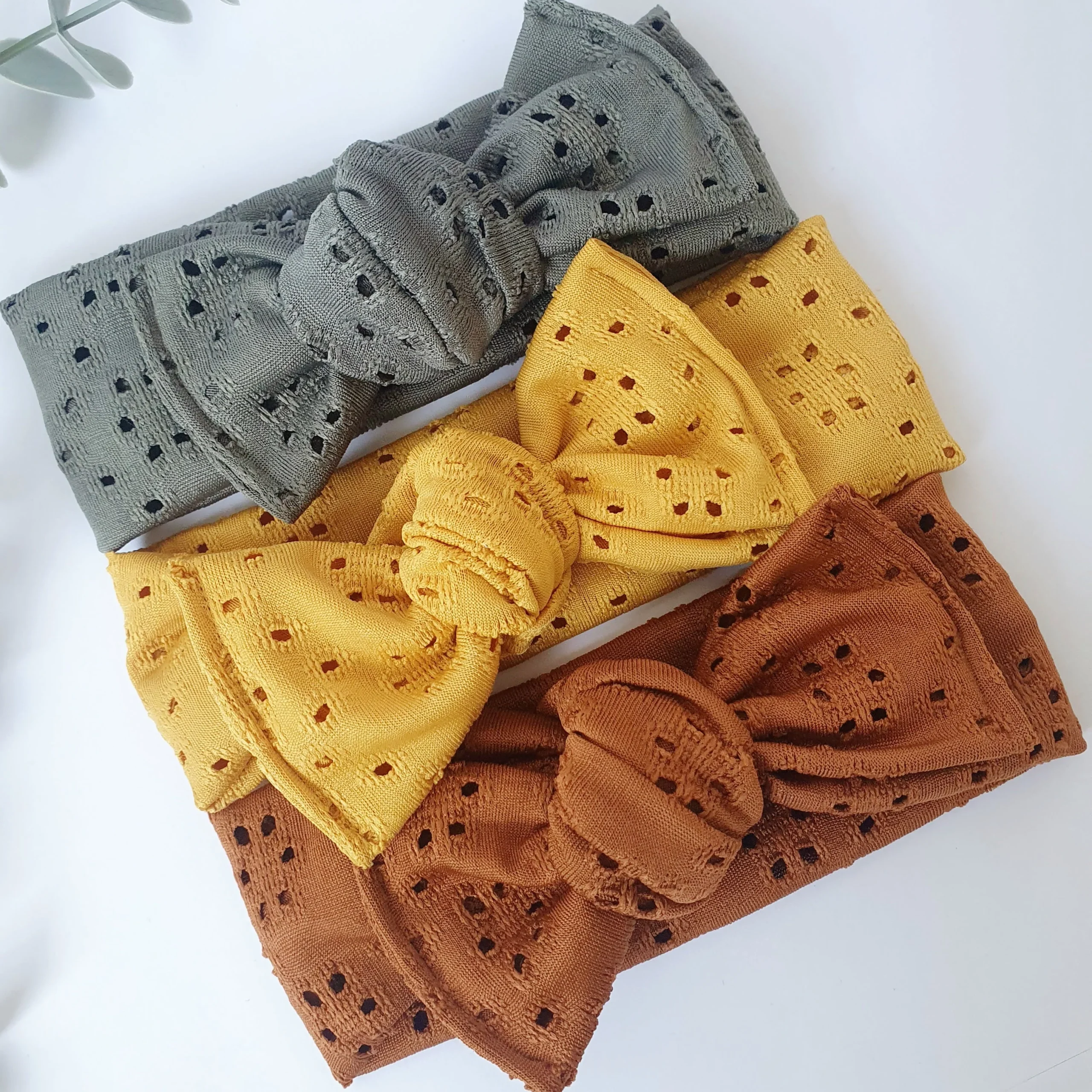 Bandeau Bébé broderie anglaise – Image 2