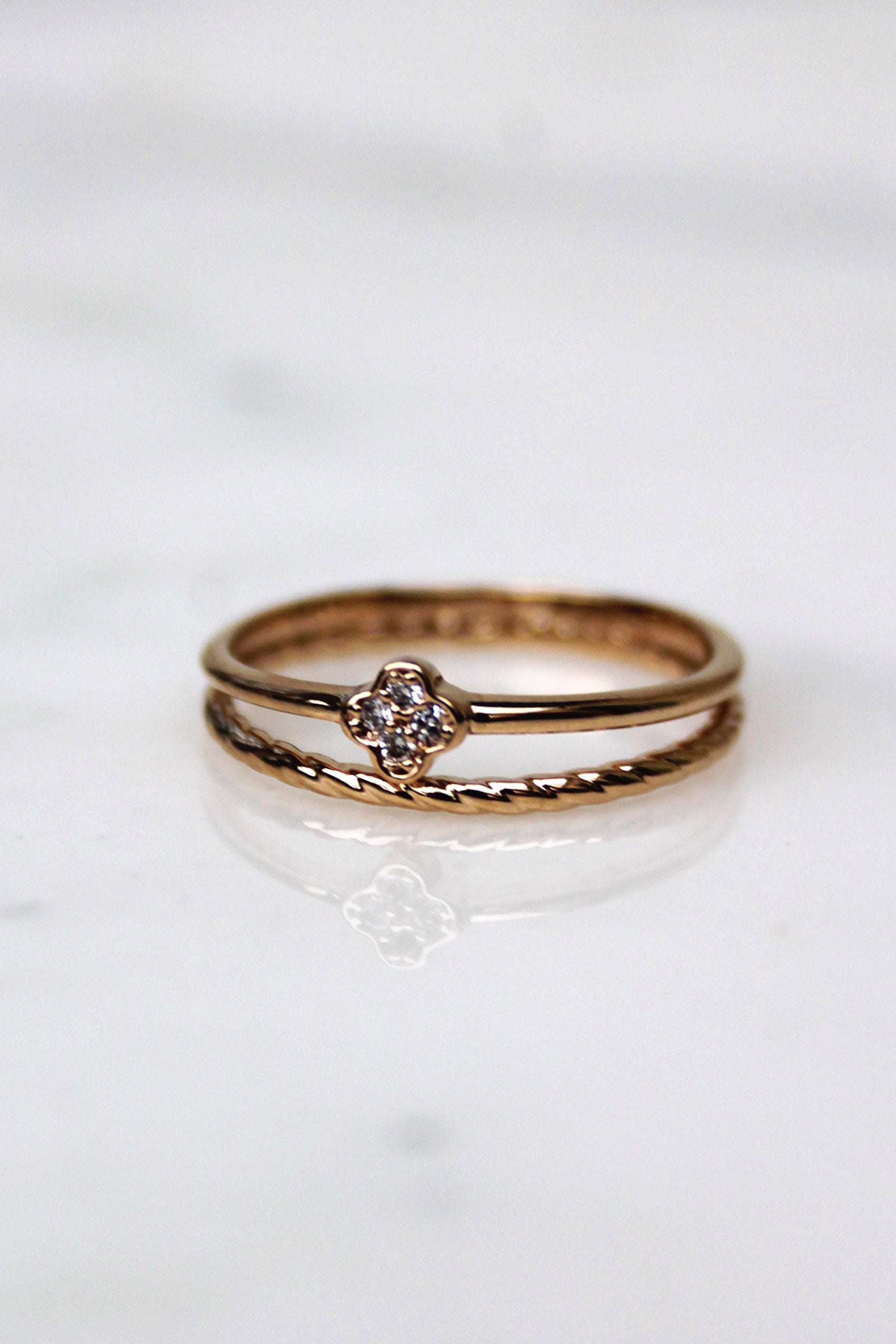 Bague Sofia – Plaqué or – Image 2