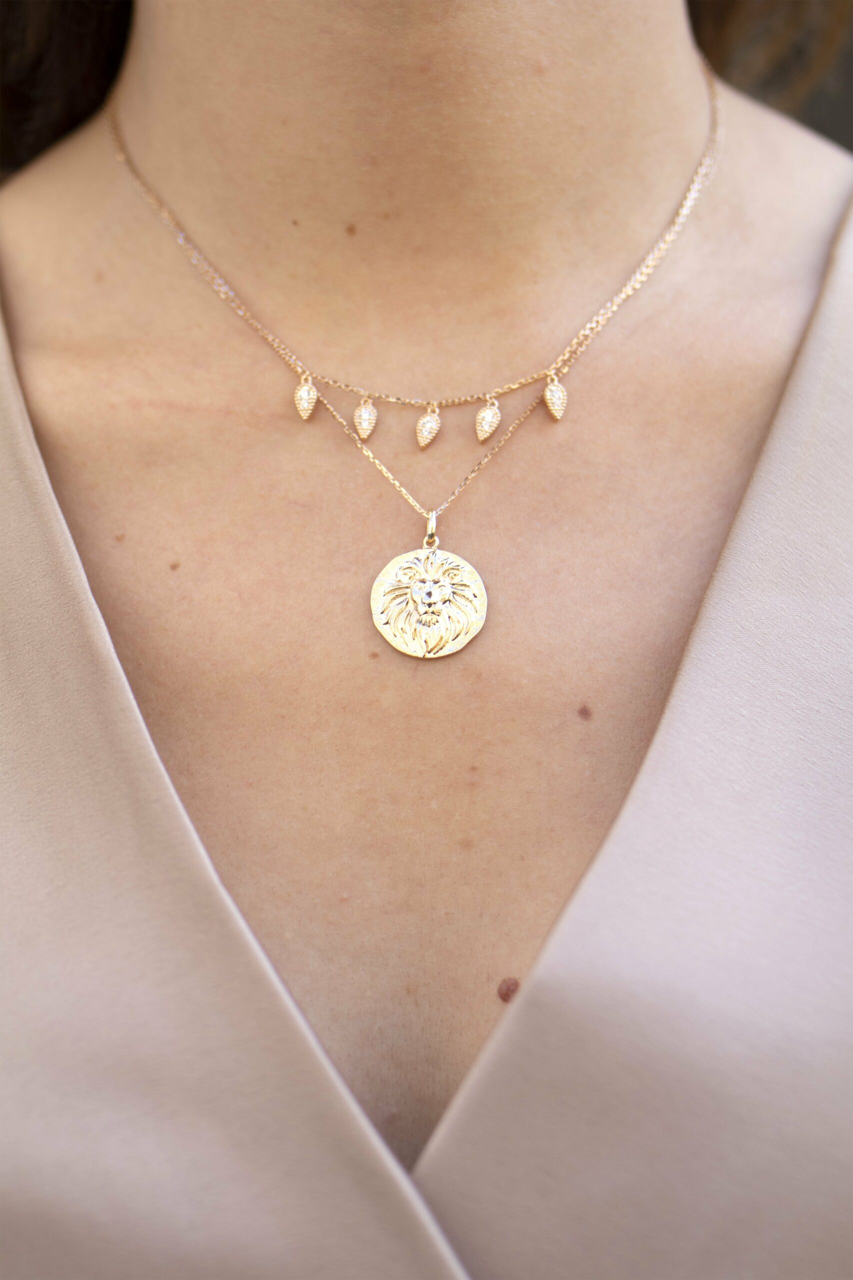 Collier Sari – Plaqué or – Image 3