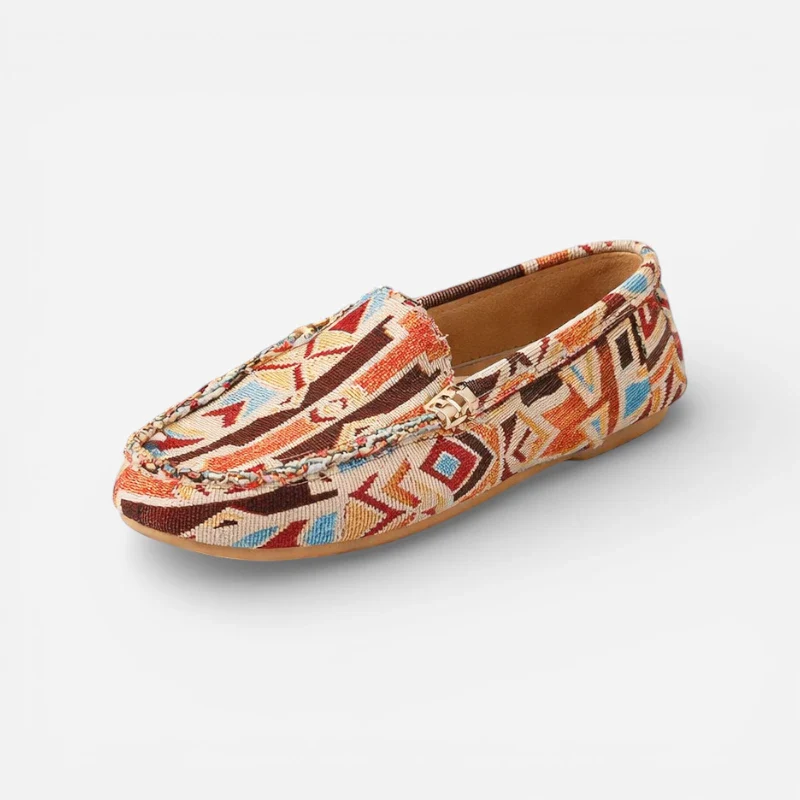 Mocassin Pour Femme Multicolore