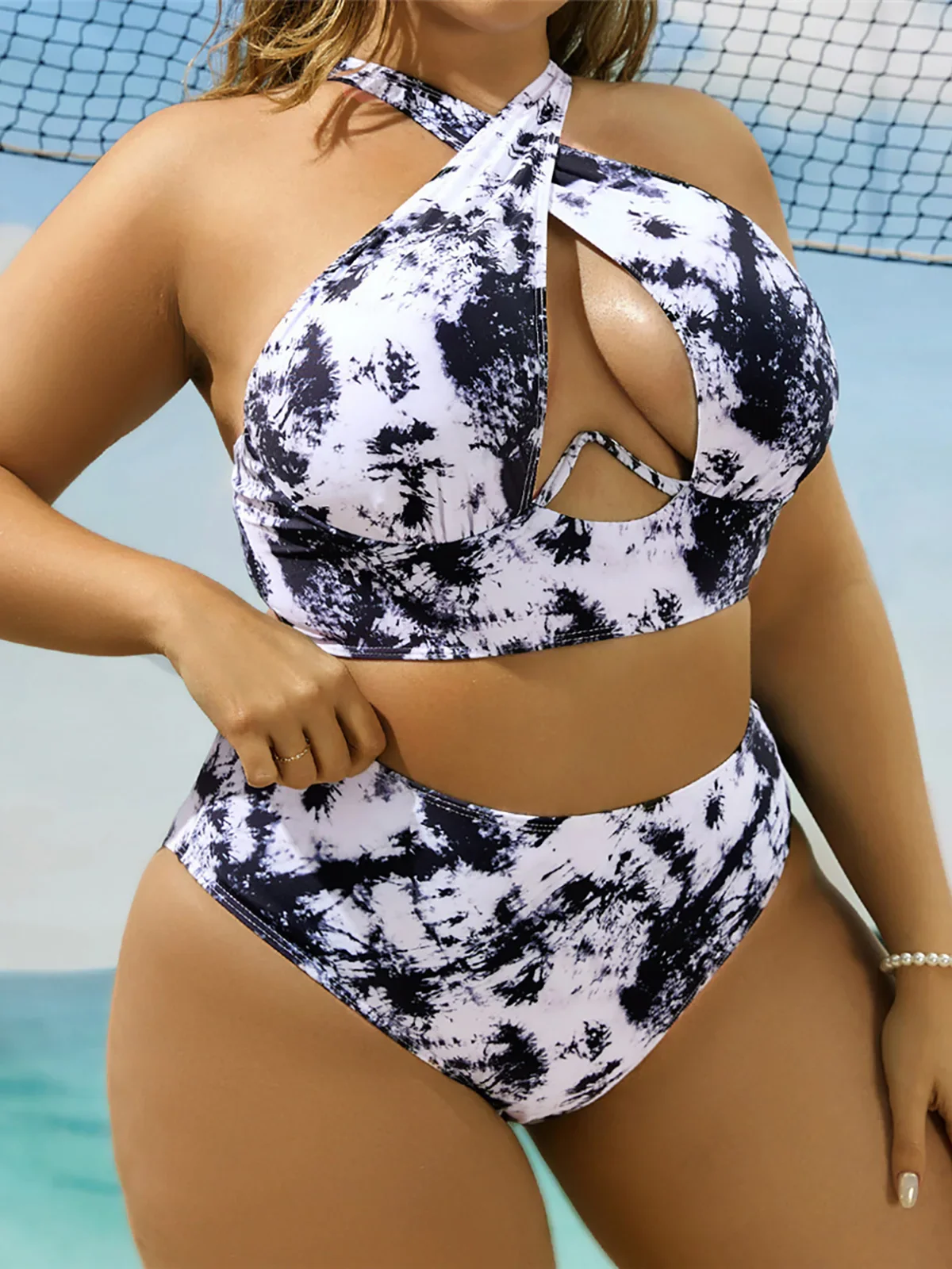 Maillot de Bain Grande Taille Amincissant avec Armature – Image 5