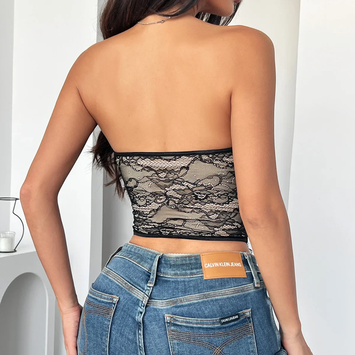 Corset en Dentelle Noir – Image 4