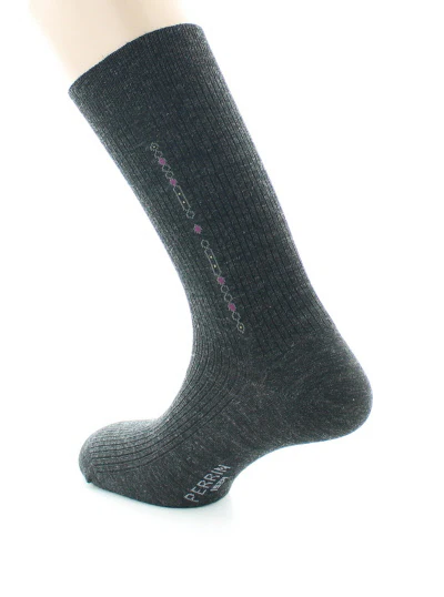 Chaussettes à baguette fantaisie maillons Anthracite – Image 5