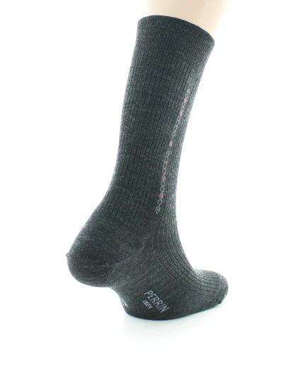 Chaussettes à baguette fantaisie maillons Anthracite – Image 6
