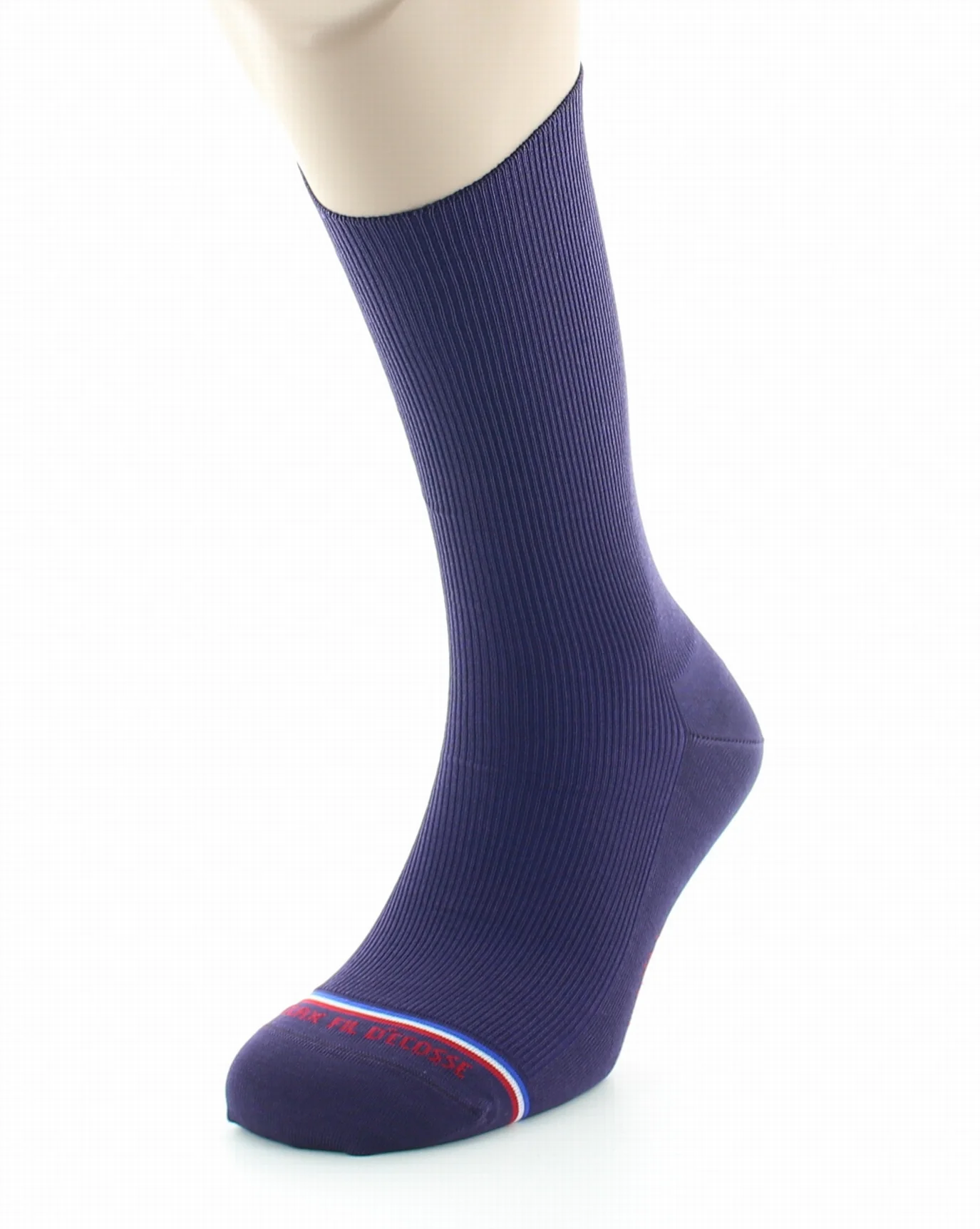 Chaussettes à côtes homme en fil d'Écosse sans élastique Victoire Vatican – Image 3