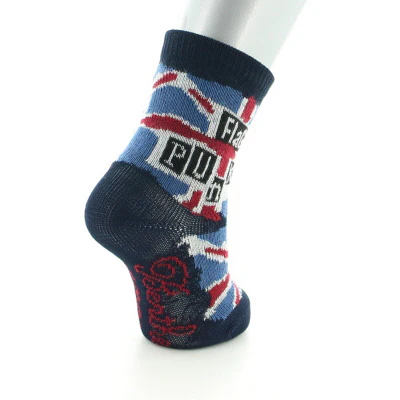Chaussettes bébé Flag Punk en coton fil d'Écosse Bleu marine – Image 6