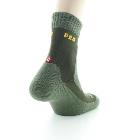 Chaussettes courtes de travail Pro en coton Marron – Image 6
