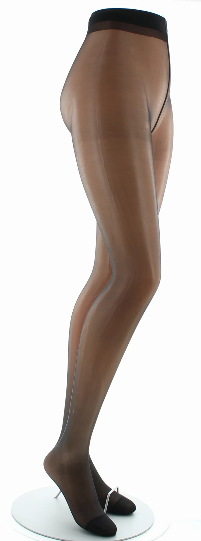 Collants 20 deniers Soyeux Sans Démarcation Noir – Image 5