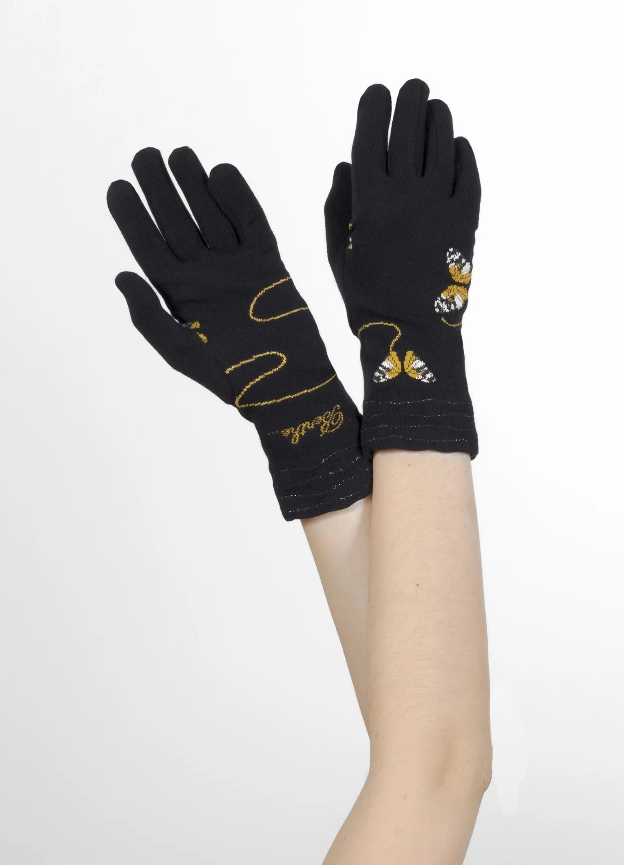 Gants femme l'Envol de Papillons en coton – Image 2