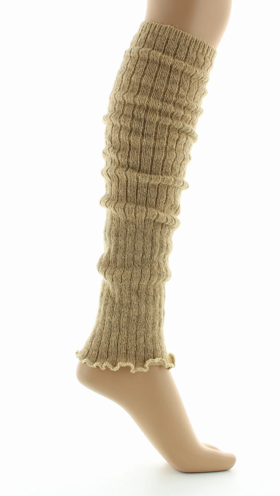 Guêtres femme en baby alpaga Beige – Image 2