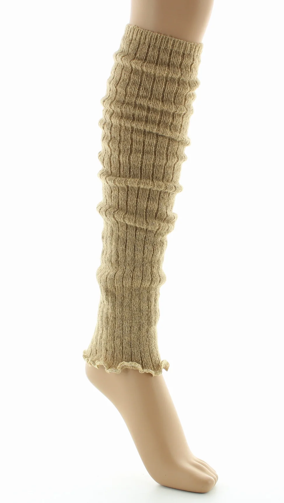 Guêtres femme en baby alpaga Beige – Image 3