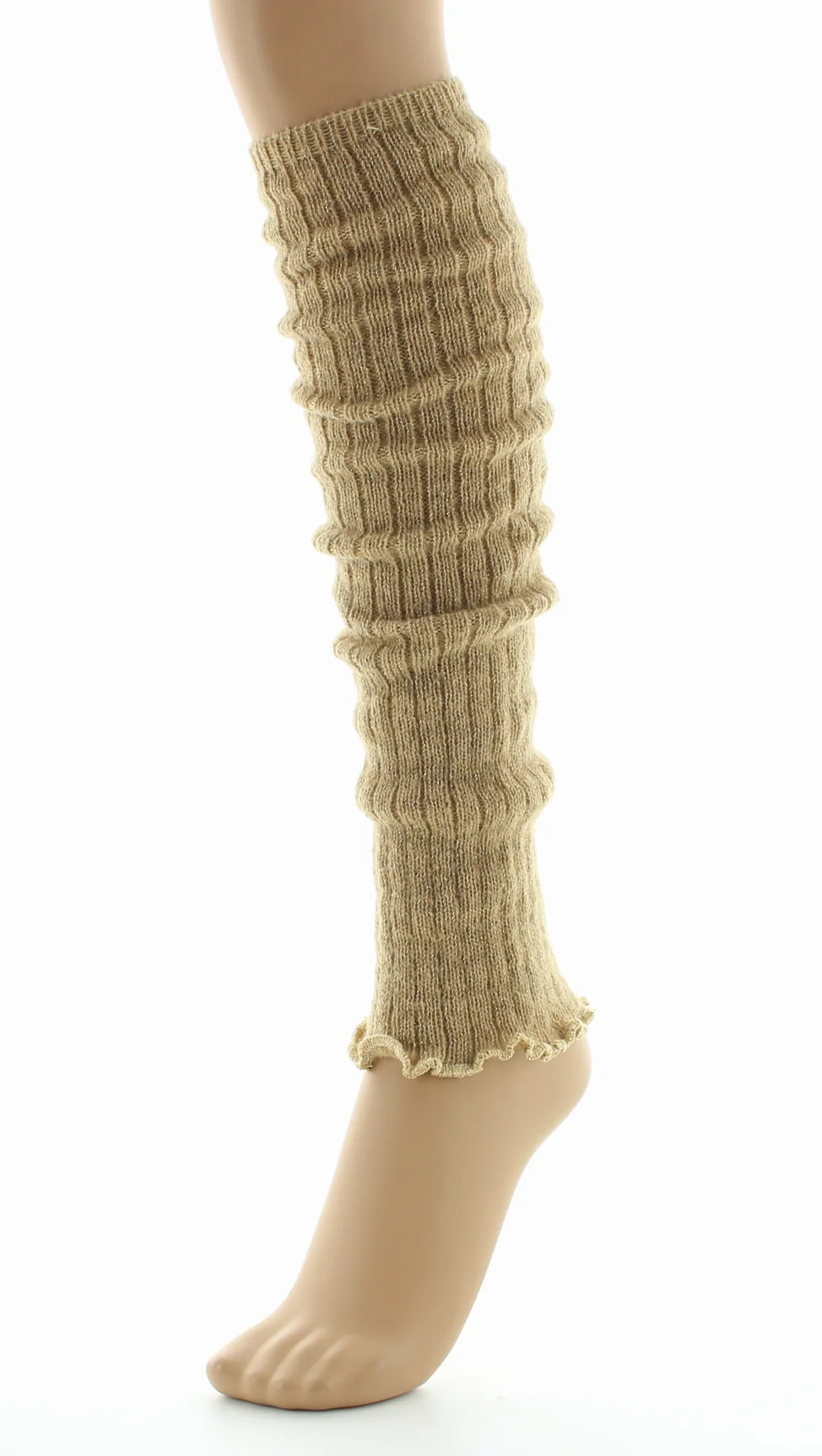 Guêtres femme en baby alpaga Beige – Image 4