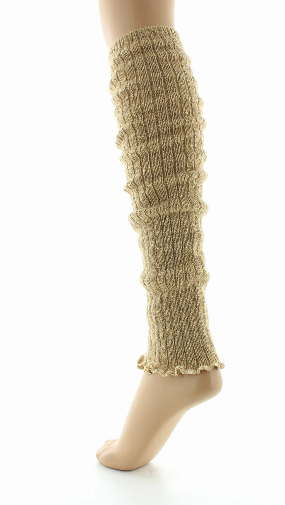 Guêtres femme en baby alpaga Beige – Image 5