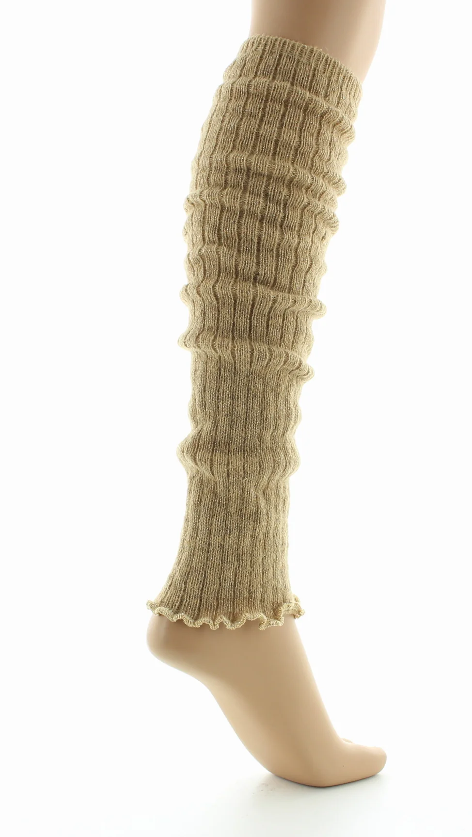 Guêtres femme en baby alpaga Beige – Image 6